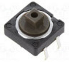 Druckknopf Touch 12x12mm Höhe 7,3mm Offener Rest Alpen Skhcbga010