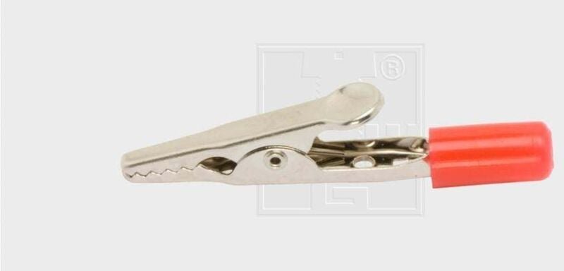 Krokodilklemme isoliert rot schwarz Autoreparatur - SWG