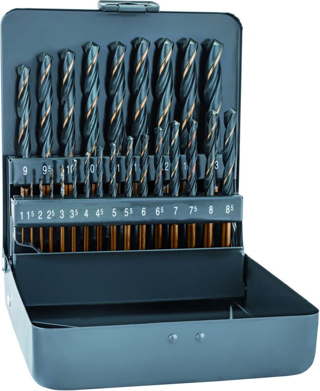 Alpen - Bohrer-Kassette Sprint Master KM25 DIN338RN hss ø1-13 mm 25-teilig
