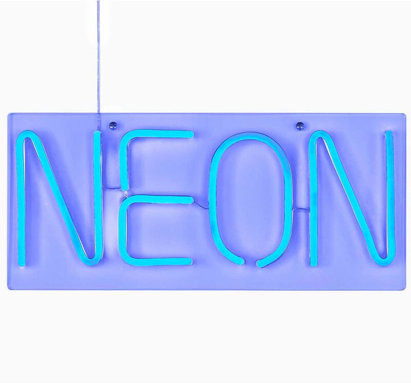 Led Wand Lampe Dekoration Neon Licht Schild Wohn Zimmer Party Beleuchtung usb Leuchte blau