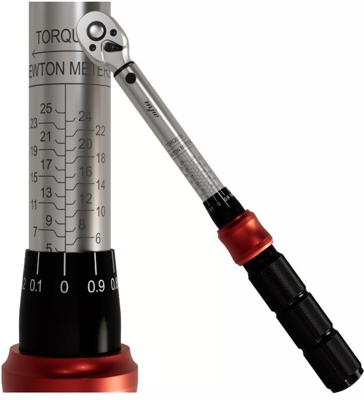 Drehmomentschlüssel 1/4' 72T 5-25 Nm