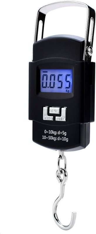 Tinor - Digitalwaage, Gepäckhaken, 50 kg/110 lbs, elektronische Präzisionswaage, Reisegepäck, Gepäckwaage, Küche, Jagd u...
