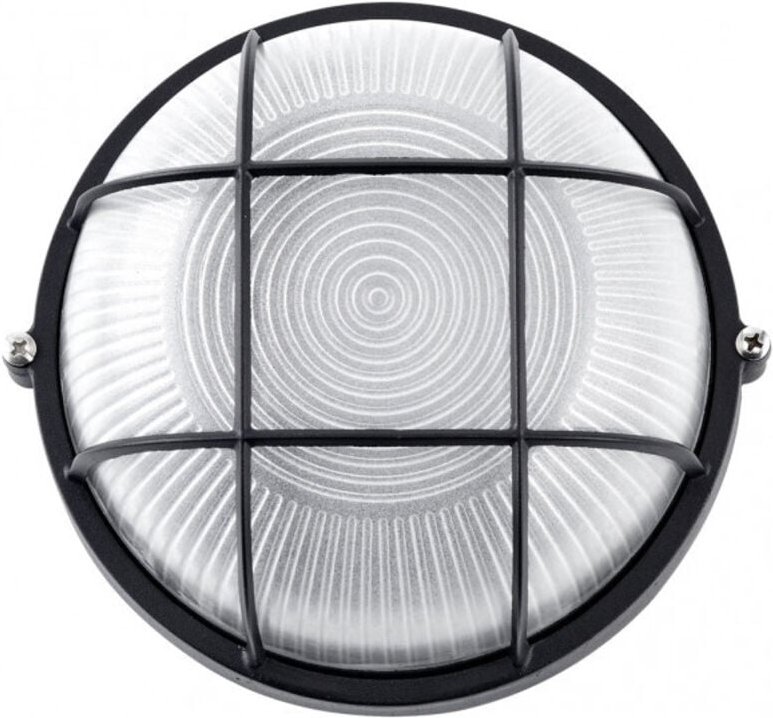 Fabrilamp - Wandleuchte ext. Aluminium apus grand. 1xe27 schwarz ip44 11x25x25 cm