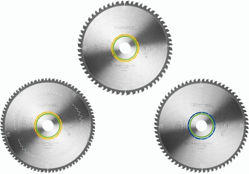 Kreissägeblatt-Set KSB-SORT/3 w/a 260x2,5 - Festool