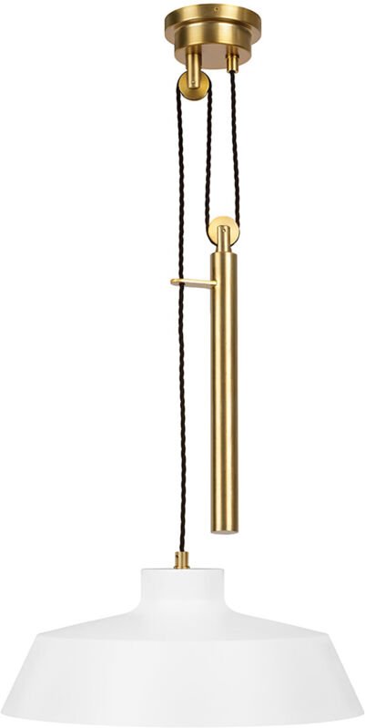 Candor 1 Lichtanhänger, Mattweiß, E27 - Elstead