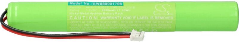 Vhbw - Akku kompatibel mit Casio QT-6000, QT-6100, QT-6200, QT-6600 Barcodescanner pos (2000 mAh, 3,6 v, NiMH)