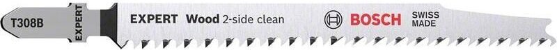 Bosch - Accessories 2608901711 expert 'wood 2-SIDE clean' T308 b blätter 2 St.