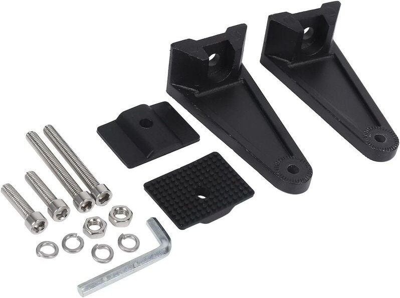 Woosien - Universelle Halterungen zur Montage von LED-Basishalterungen für die seitliche Halterung der LED-Lichtleiste