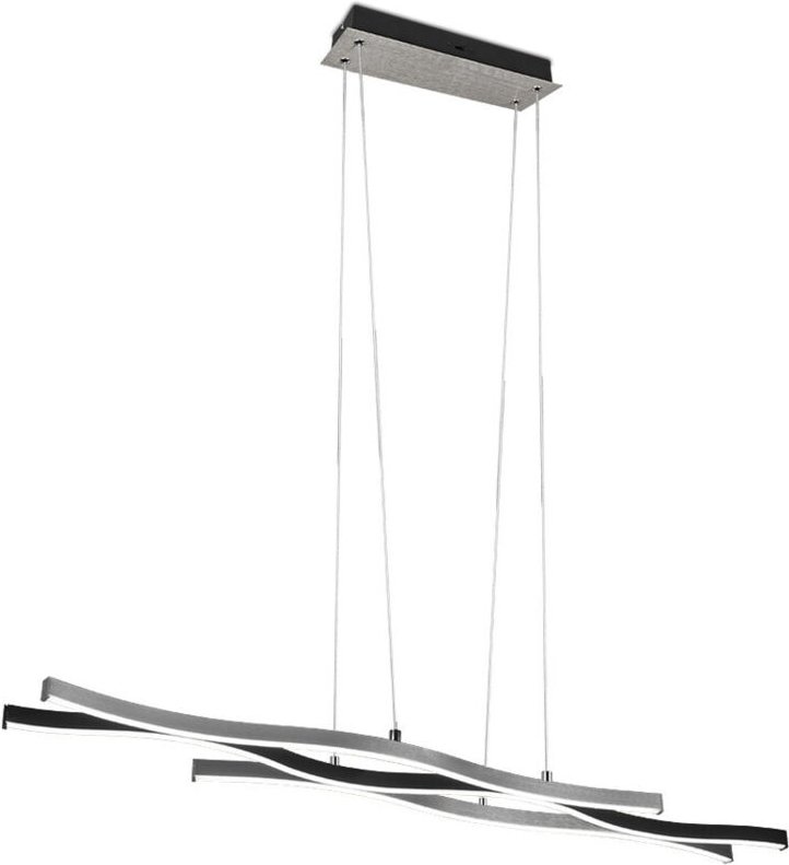 Trio Lighting - trio LED-Pendelleuchte Blaze 341210305 aluminiumfarbig, 35 w, 4300 lm, cct