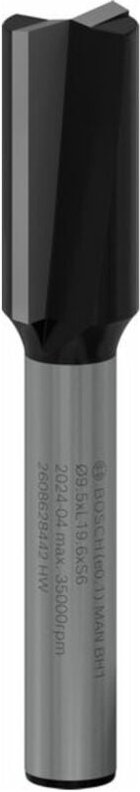 Bosch Nutfräser Standard for Wood 6 mm D1 9,5 mm L 19,5 mm G 51 mm