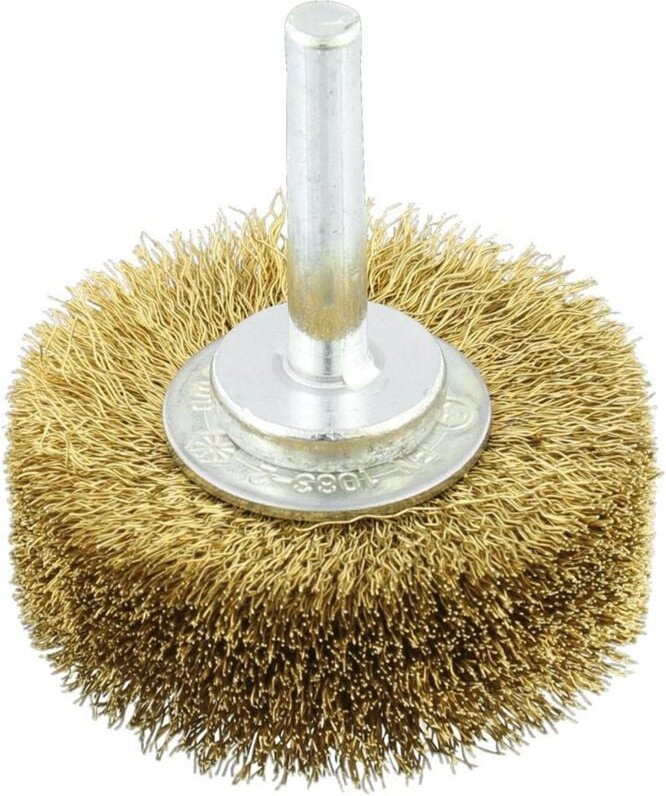 Rundbürste Messingdraht 6 mm 60 mm gewellt - Osborn