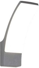 Außenwandleuchte Außen Wandlampe Fassadenleuchte Aluminium anthrazit LED SMD H 22,5 cm