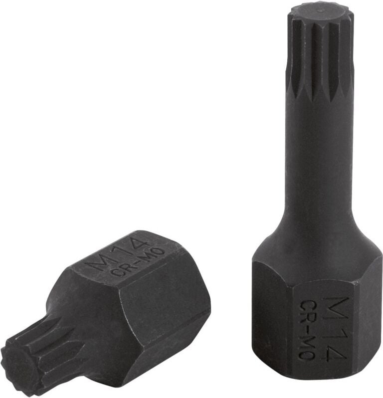 1/2" DUODRIVE Spezial-Kraft-Bit-Stecknuss XZN, M14,43mm kurz