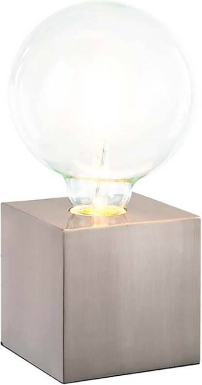 Thumbnail - Nino Leuchten - Tischleuchte Leselampe Beistelllampe Touch-Schalter Nickel Metall Glas