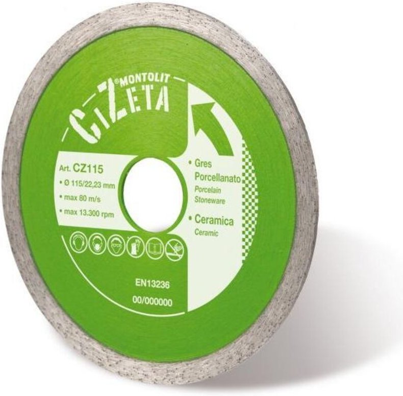 Diamantscheibe fž£r feinsteinzeug harter keramikfliesen Montolit cermont cz