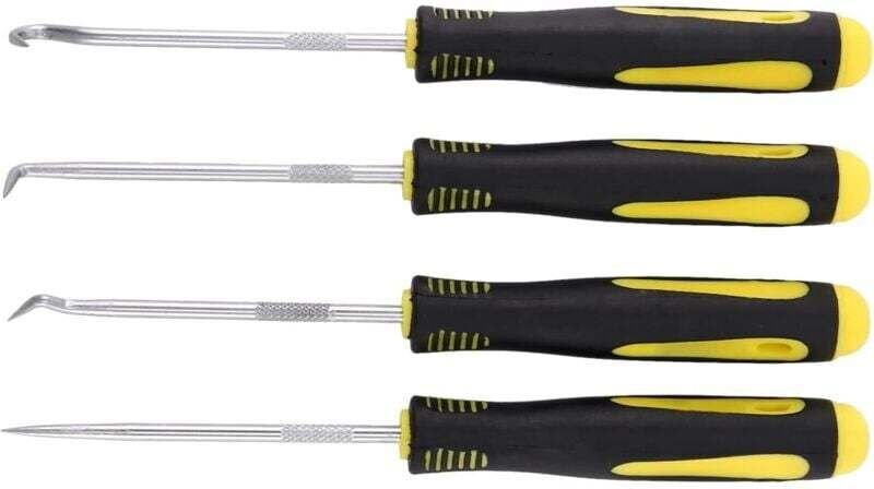 Set di 4 raspador gancho herramientas, estrattore di olio, gomma in gomma junta, distruttore, estrazione manuale herrami...