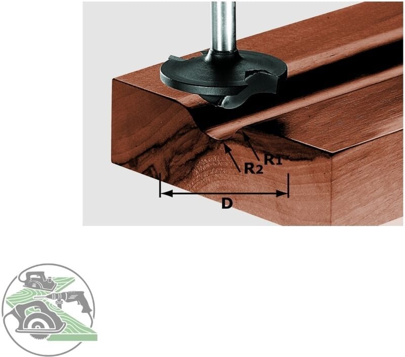 Profilfräser hw D42/13/R6+R12 (491137)