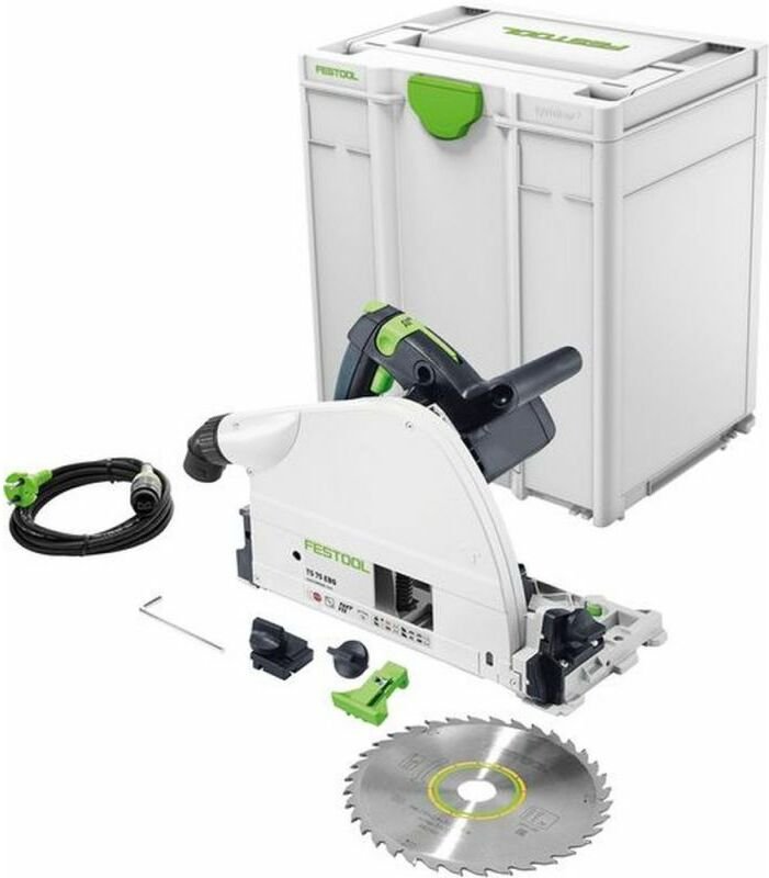 Tauchsäge ts 75 EBQ-Plus, incl. Kreissägeblatt, Zubehör, Systainer - Festool
