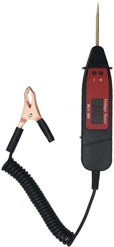 3-36-V-Kfz-Stromkreisprüfstift, Autoprüflampe, Fahrzeugspannungsprüfer, Bestimmen des Plus- und Minuspols der Batterie, ...