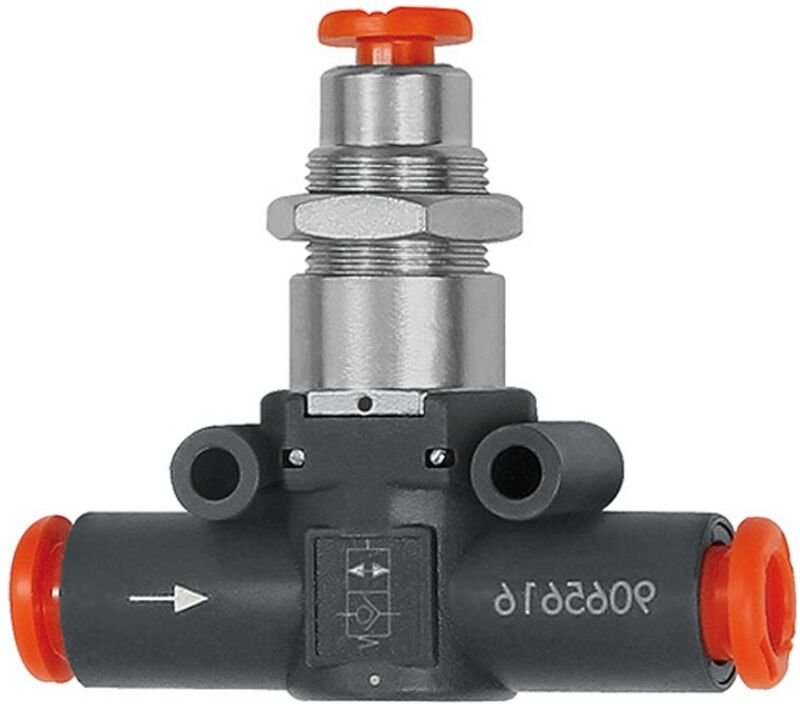 Riegler - Pneumatisch entsperrbares Rückschlagventil »lineonline« Schl.-Ø 8