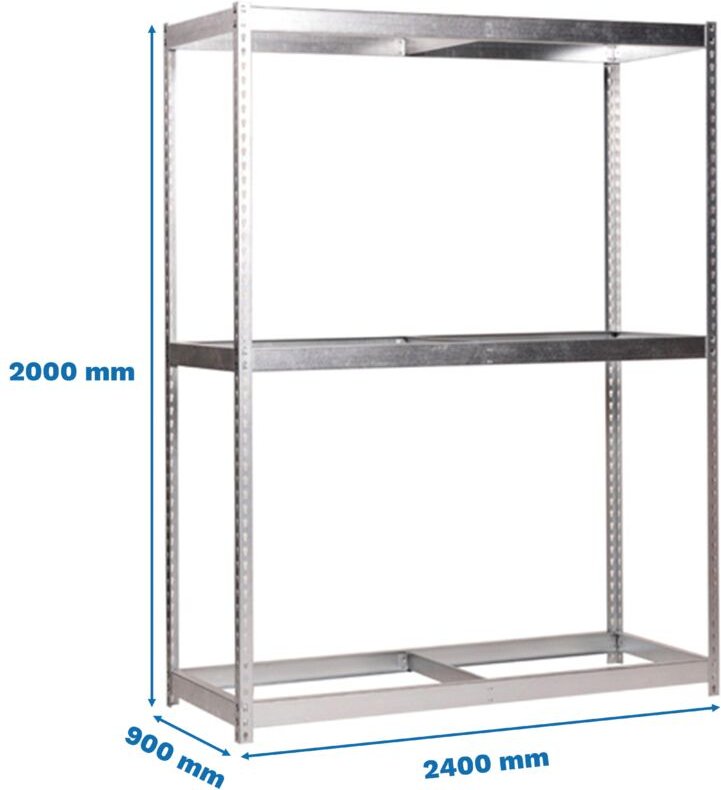 Simonrack SIMONFORTE 1809-3 Metallregal blau orange