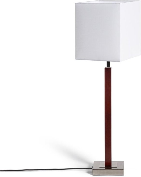 Tischlampe Metall Lizza Weiß