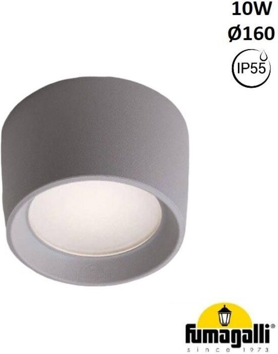 Fumagalli - cct "Livia 160" Außen-Deckenleuchte - 10W - GX53 -