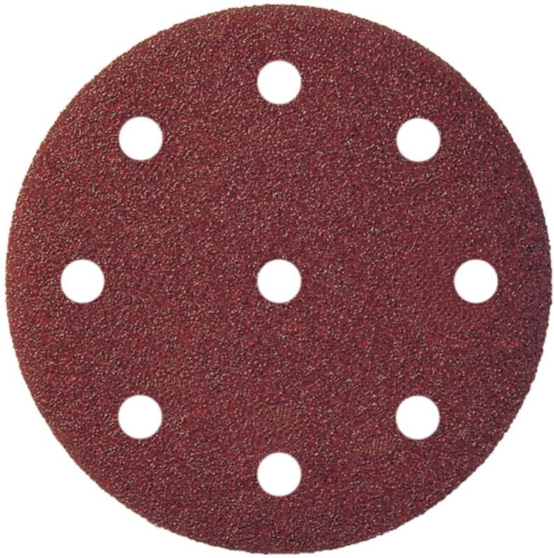 Haftschleifscheibe ps 22 k gls 27 125 mm Körnung 80 für Holz / Metall Korund Lochanzahl 8 + 1