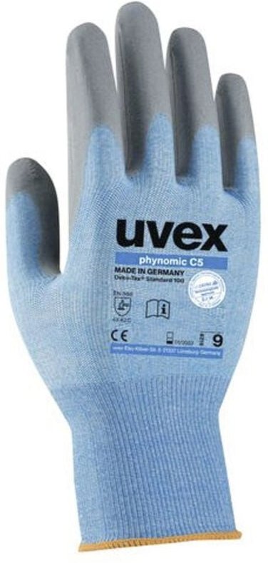 Uvex - phynomic 6008106 Polymer Schnittschutzhandschuh Größe (Handschuhe): 6 en 388 1 Paar