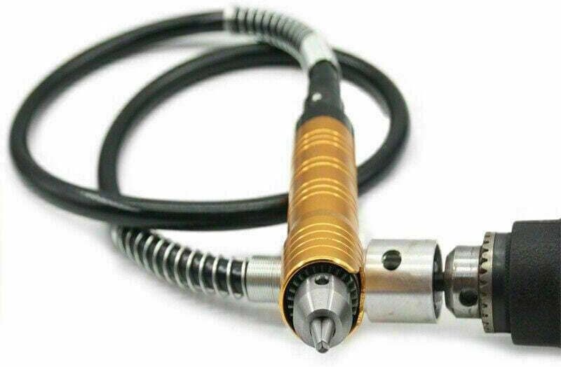 Dolaso - Flexibles Wellenbohrfutter, 0,3 bis 6,5 mm, flexible Verlängerung für Bohrer