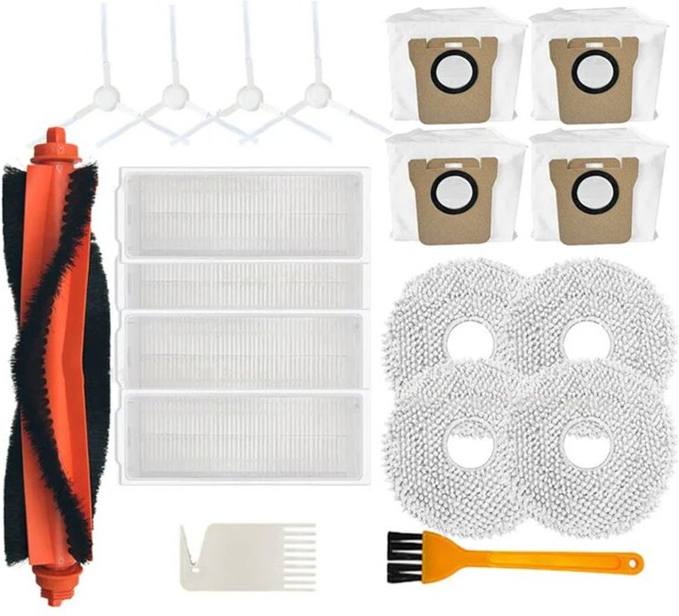 Für Xiaomi Mijia M30 Pro Ersatz Ersatzteile Zubehör Mopp Tuch Staubbeutel Hepa-Filter Wichtigsten Seite Pinsel