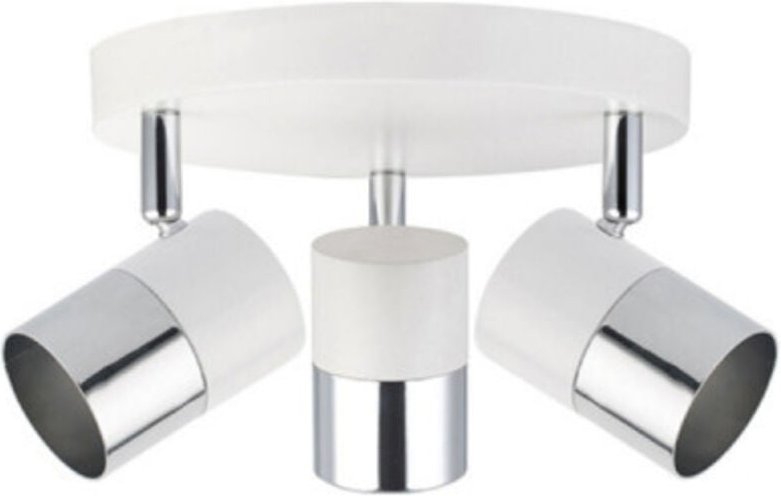 EDM - Scheinwerfer 'Mond' 3 Elemente white Knochen + Silber gu-10