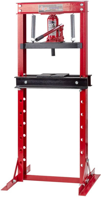12 Tonnen Werkstattpresse manuell mit variablem Zubehör Hydraulik Presse wp 12 h