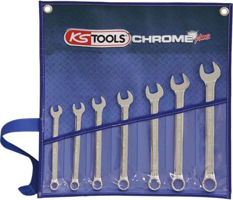 CHROMEplus Ringmaulschlüssel-Satz, abgewinkelt, 7-tlg Zoll