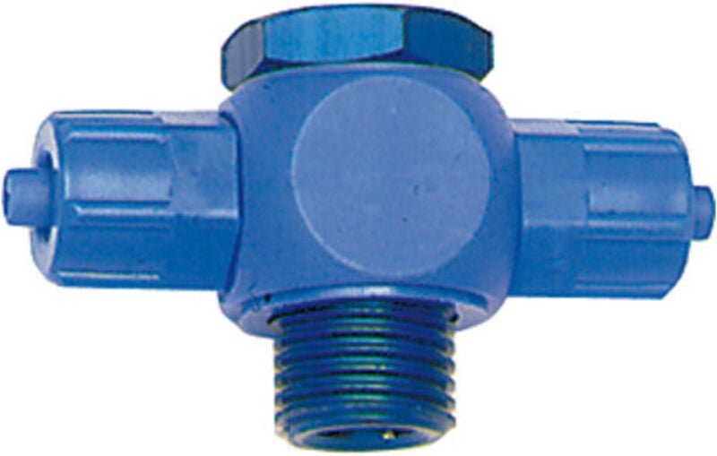 T-Verschraubung, Hohlschraube drehbar, g 1/4, Schlauch 8/6, pom - Riegler