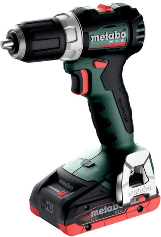 Metabo - Akku-Bohrschrauber bs 18 l bl (613155800) x 145 18V 2x4Ah LiHD + asc 55