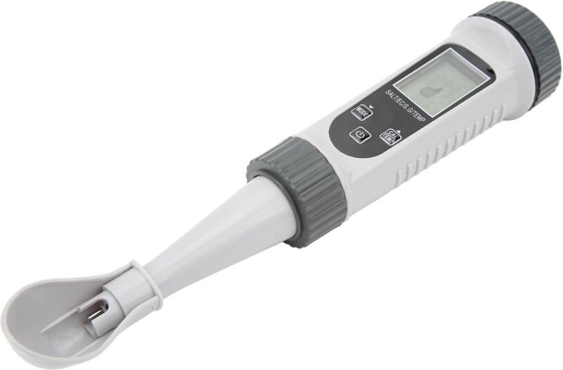 Hochpräzises digitales Salzgehaltsmessgerät mit erweitertem Messbereich, Temperaturkompensation und großem LCD-Bildschir...