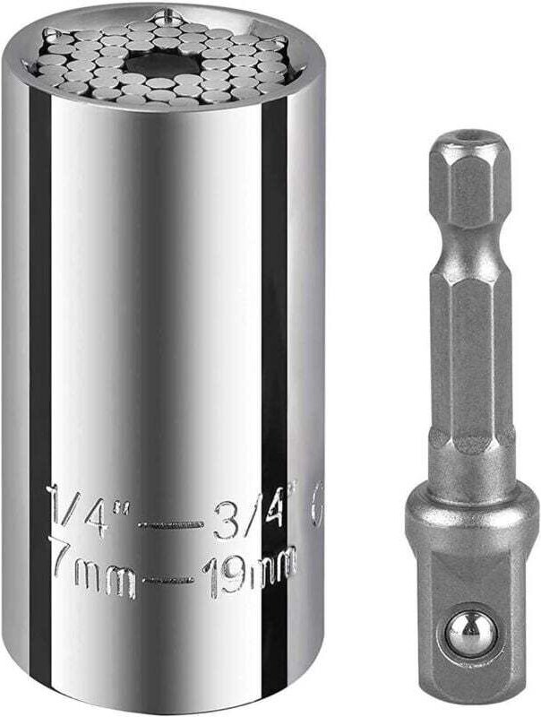 KZQ 10-teiliges Schraubenausdreher-Bohrer-Set, 1/4-Zoll-Sechskantschaft, Auszieher für beschädigte Schrauben, Werkzeug z...