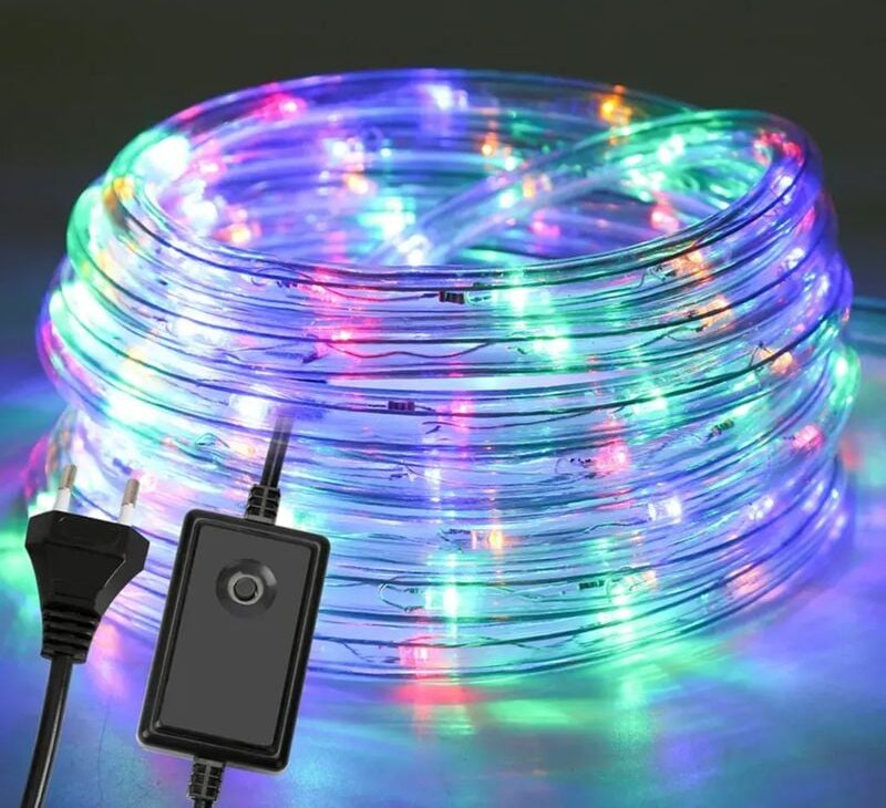Kcvv - led Lichterkette Außen/Innen Lichterkette Bunte Lichterkette 20m