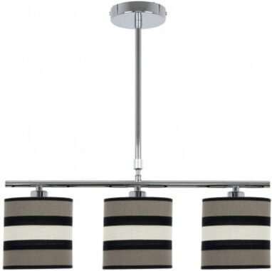 Fabrilamp - Lineare Leuchte de 3 Leuchten Modell Karla Taupe/Beige