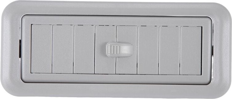 Tlily - Auto-Innendach-A/C-Klimaanlage Outlet ac Vents für Land Cruiser Prado LC150 150 2010-2017 Grau