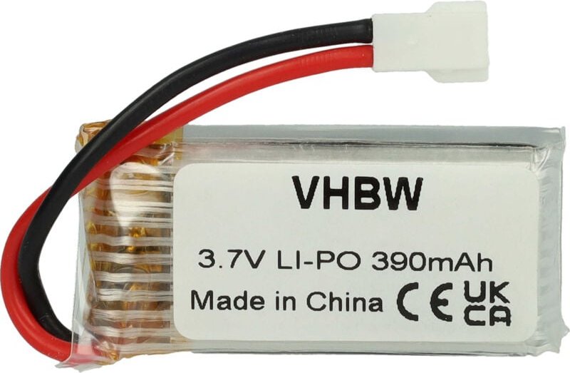 Vhbw - Akku kompatibel mit udi rc U816 Drohne Multicopter Quadrocopter (390mAh, 3,7V, Li-Polymer)
