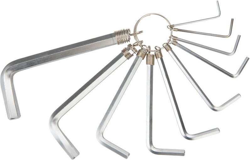 10 tlg. Sechskantschlüssel-Set