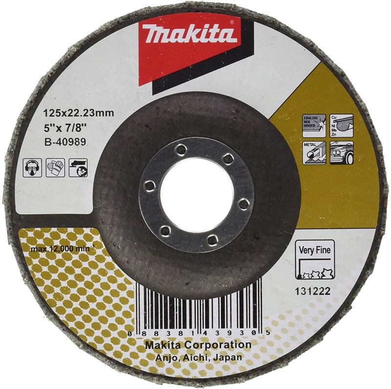 B-40989 Superdünne Vlies-Fächerscheibe 125 mm - Makita