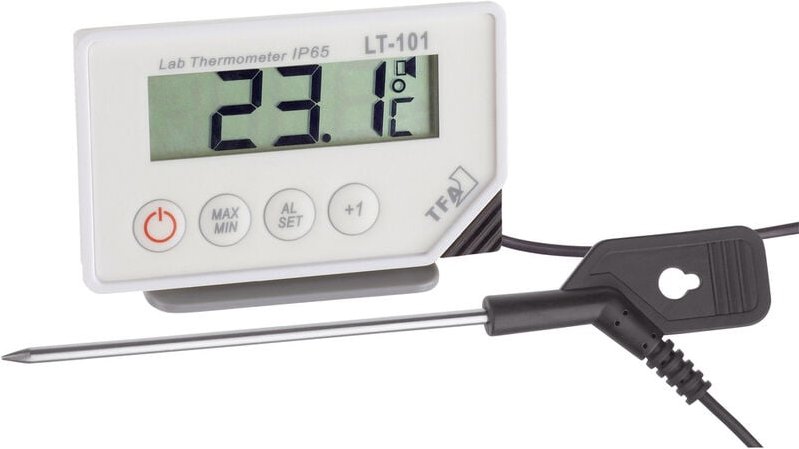 LT-101 Einstichthermometer Messbereich Temperatur -40 bis +200 °c Fühler-Typ ntc haccp - Tfa Dostmann