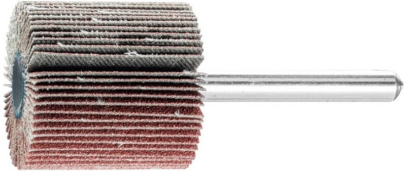 Fächerschleifer Ø30xH30mm K.120 Korund Schaft-D.6mm Pferd