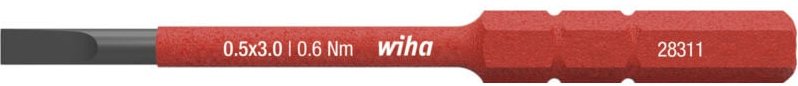 Bit slimBit electric Schlitz 3,0 mm x 75 mm (34579) - Wiha