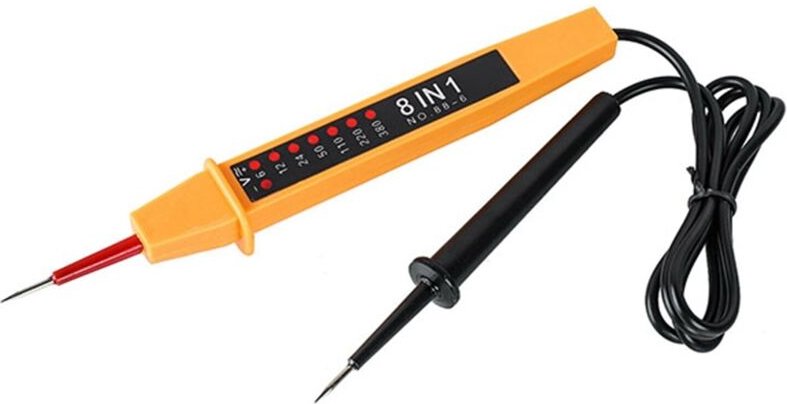 Tlily - Acht in Einem-Tester Spannung ac dc 6-380 v Auto-Elektrostift-Detektor mit LED-Licht für Elektriker-PrüFspannung...