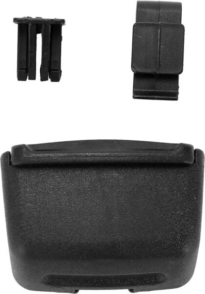 Tlily - Auto schwarz Plastik Rechteck blaue form led Aschenbecher halter