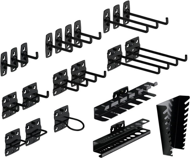 Werkzeughalter-Set zu Lochwand, 22-tlg. - Kraftwerk